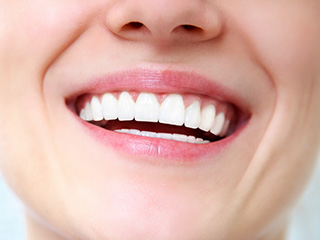 Closeup of healthy smile