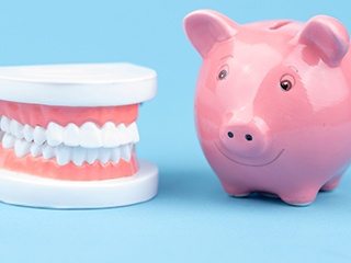 piggy bank cost of dentures in Edison